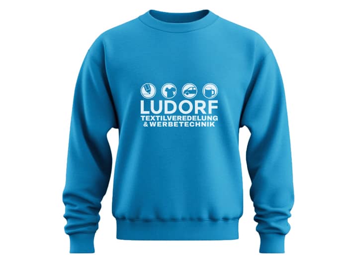 Bedruckter Hoodie für individuelle Textilveredelung